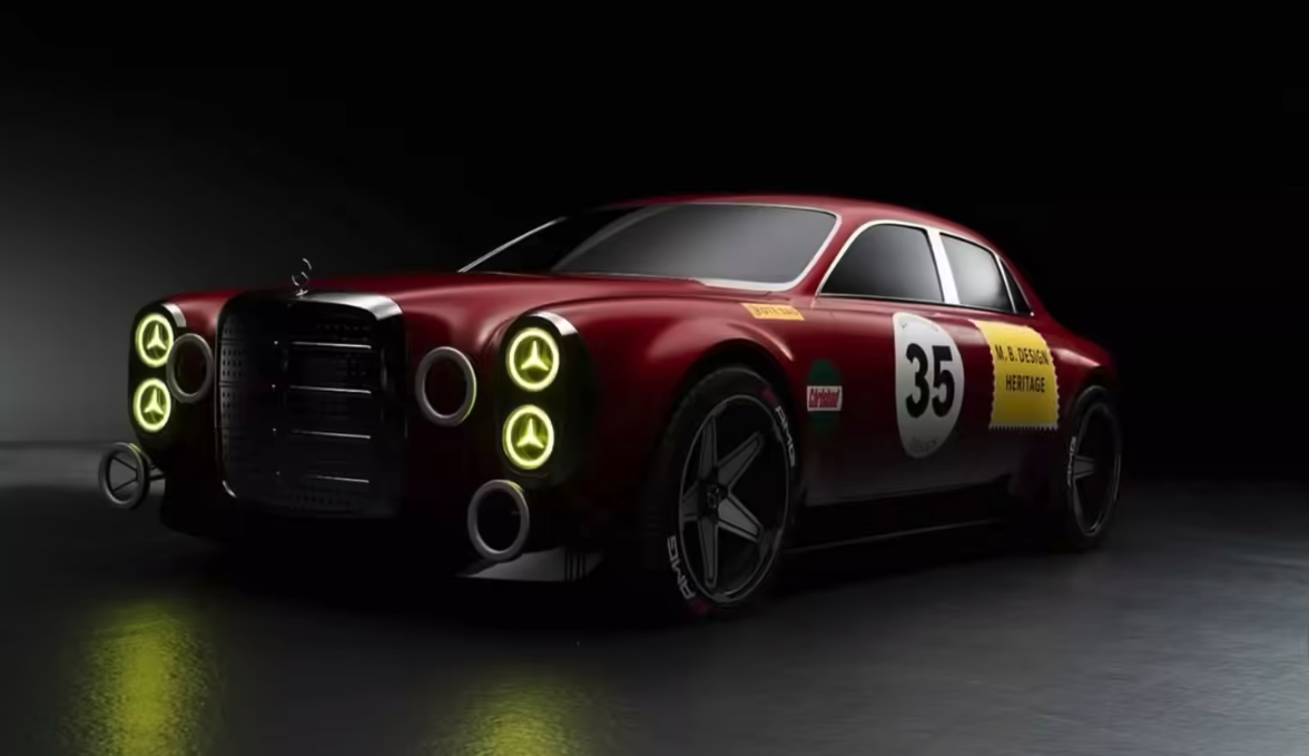 奔驰前首席设计官新书披露秘密概念车 致敬“红猪”传奇赛车